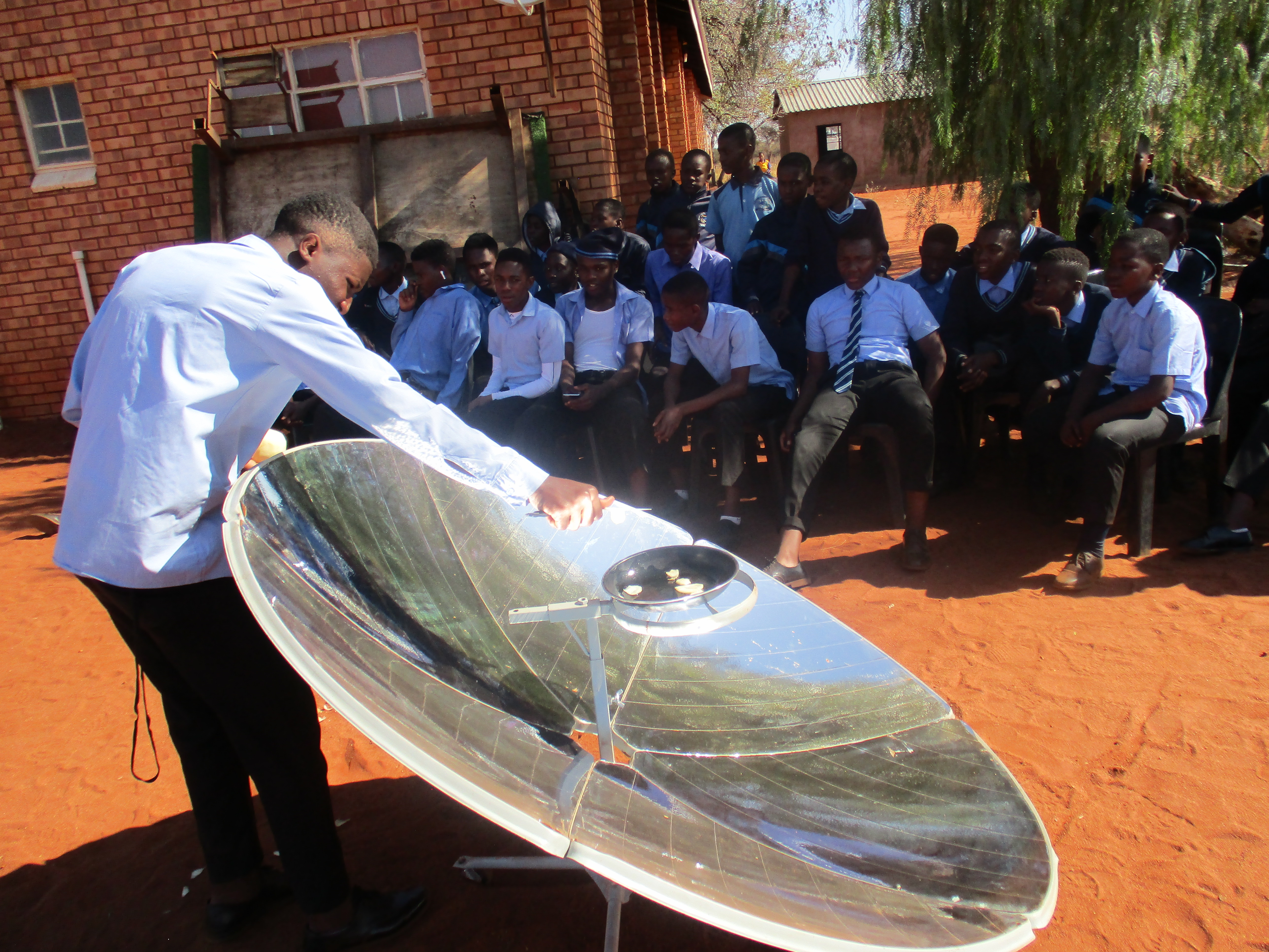 Learners exploring science exhibits