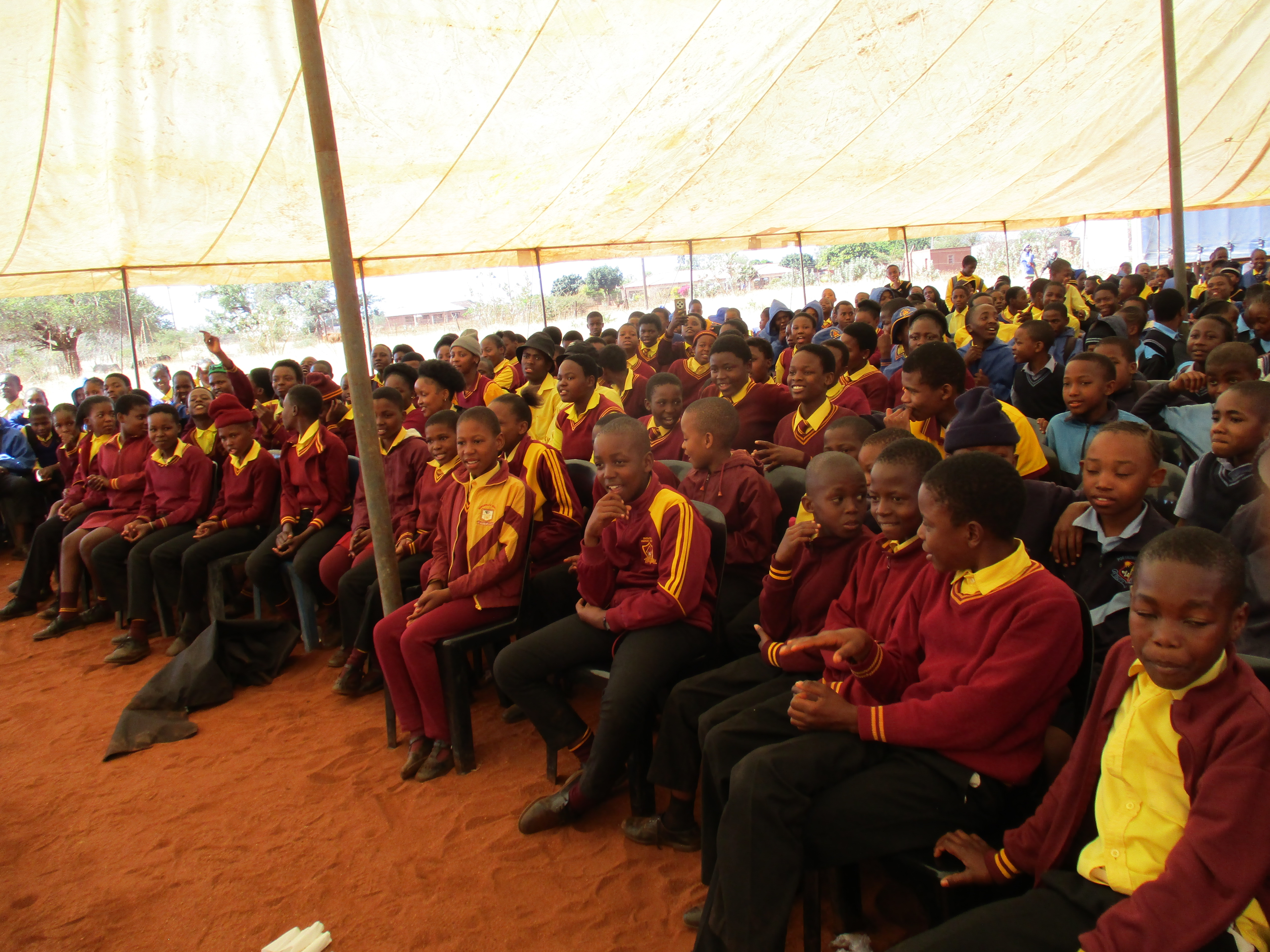 Learners attending in Stem career development session