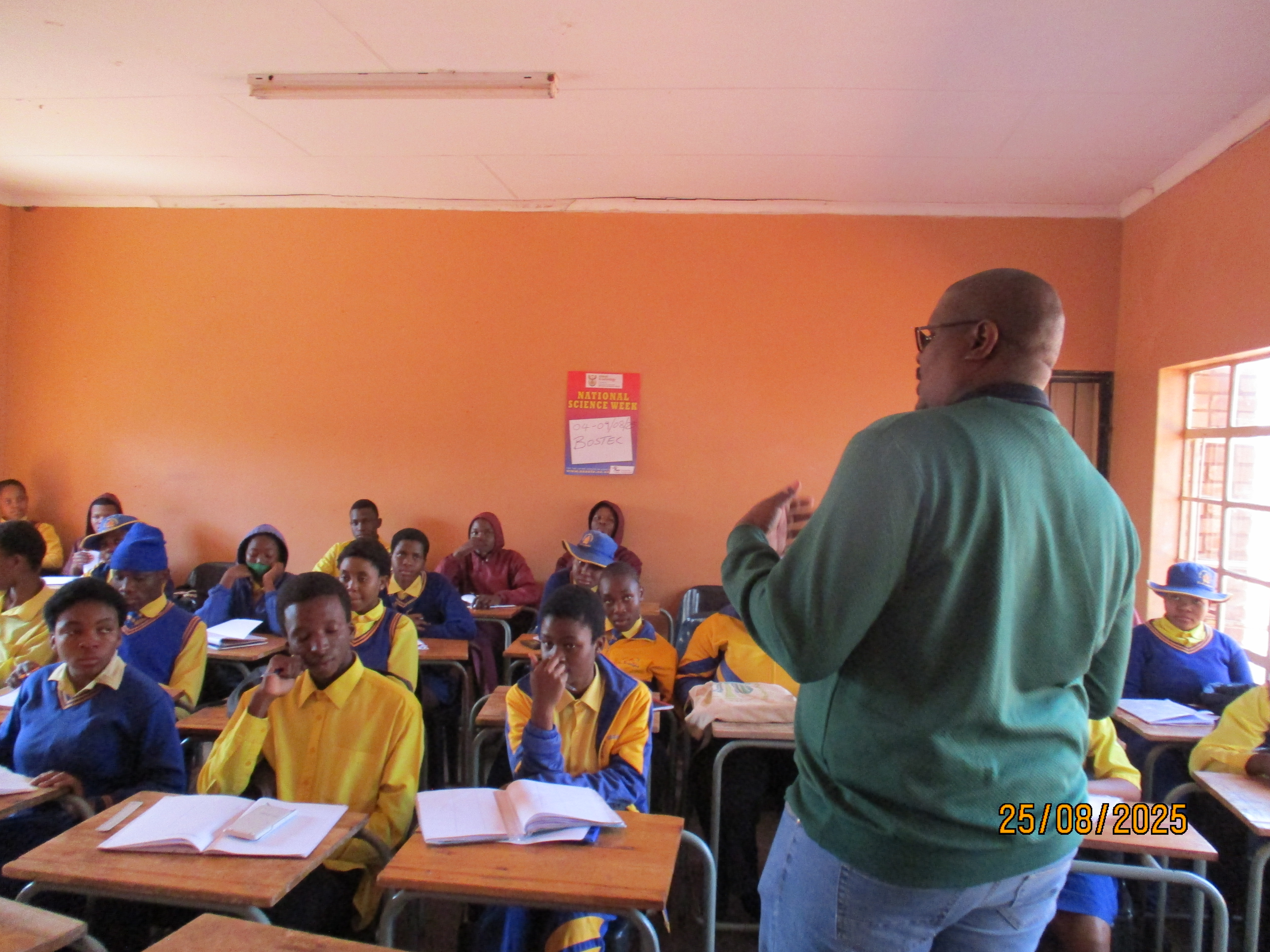Learners engaged in classroom tuition session